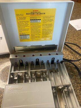 Gray Rechargeable Battery Charger